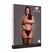 Leg Avenue Plus Size Thigh High Stockings Black with Gold Glitter XL-4XL