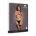 Leg Avenue Shimmering Thigh High Stockings Black/Gold Glitter One Size