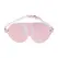Ouch! Paris Collection Eye Mask Pink - Bonded Leather, Iridescent Finish
