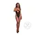 Obsessive Bodysuit Luiza Open Cup Lace, Adjustable, One Size, Black