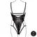 Obsessive Bodysuit Luiza Open Cup Lace, Adjustable, One Size, Black