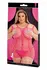 Lapdance Shredded Mini Dress Pink Nylon-Spandex Flexible Fit QS