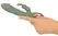 You2Toys Slim Rabbit Olive Dual Vibrator, 10 Modes, Waterproof, Silicone