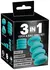 You2Toys 3-in-1 Silicone Ring Set with Adjustable System, Black