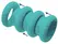 You2Toys 3-in-1 Silicone Ring Set with Adjustable System, Black