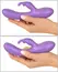 Sweet Smile Flexible Rabbit Metallic Silicone Dual Action Model, 18.3 cm