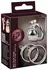Fetish Collection Mini Cock Cage Metal Chastity Device Set, Silver, 4.3 cm