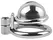 Fetish Collection Mini Cock Cage Metal Chastity Device Set, Silver, 4.3 cm