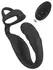 Rebel RC Prostate Plug & Dual Support Ring Set, Silicone, Black