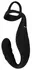 Rebel RC Prostate Plug & Dual Support Ring Set, Silicone, Black