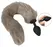 You2Toys Fluffy Tail Plug Grey - Silicone Model with Soft Faux Fur, 45 cm