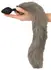 You2Toys Fluffy Tail Plug Grey - Silicone Model with Soft Faux Fur, 45 cm