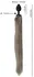 You2Toys Fluffy Tail Plug Grey - Silicone Model with Soft Faux Fur, 45 cm