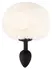 You2Toys Fluffy Tail Silicone Plug S White - Soft Faux Fur, Compact Size