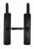 AVANZA VANTAGE 8 Precision Wrist Cuffs Black PU Leather Adjustable