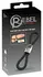 Rebel Heavy Rope Double Silicone Adjustable Strap with Metal Weight Black