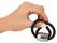 Rebel Heavy Rope Double Silicone Adjustable Strap with Metal Weight Black