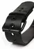 AVANZA VANTAGE 8 Signature Collar & Short Leash Black PU Leather