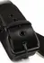 AVANZA VANTAGE 8 Signature Collar & Short Leash Black PU Leather