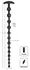 Black Velvets Silicone Flexible Bead System 50cm with Safe Grip
