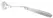 Fetish Collection Silver Single Pinwheel Steel Precision Tool 18.5cm