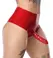 LateX Briefs Red XL - High-Waist Latex Shorts with Integrated System