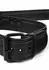 AVANZA VANTAGE 8 Signature Collar & Leash Black PU Leather Set