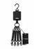 AVANZA VANTAGE 8 Precision Hogtie Black PU Leather Restraint System