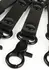 AVANZA VANTAGE 8 Precision Hogtie Black PU Leather Restraint System