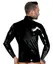 Black Level Men’s Vinyl Shirt M - Shiny Finish & Mesh Details