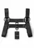 AVANZA VANTAGE 8 Core Body Harness Black PU Leather Adjustable