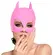 Black Level Vinyl Cat Mask Pink S-L Adjustable Shiny Finish