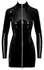 Black Level Vinyl Mini Dress RV 2XL, High-Neck, Long Sleeves, Black