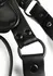AVANZA VANTAGE 8 Core Harness Jockstrap Black PU Leather Adjustable