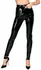 Black Level Vinyl Trousers XL - Shiny 5-Pocket Slim Fit, Black