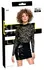 Black Level Vinyl & Lace Dress XL - Long-Sleeve, Shiny Finish, Black