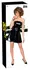 Black Level Strapless Vinyl Dress Flared Skirt S Shiny Black Belted