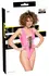 Black Level Vinyl Body Pink L Adjustable Lace-Up Design