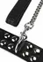 AVANZA FEROS Croc-Embossed PU Leather Collar & Leash Set Black