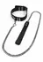 AVANZA FEROS Croc-Embossed PU Leather Collar & Leash Set Black