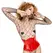 Black Level Waist Cincher Red Vinyl L - Shaping Model with Front Zipper