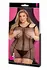 Lapdance Shredded Mini Dress Black Nylon-Spandex One Size