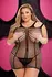 Lapdance Shredded Mini Dress Black Nylon-Spandex One Size