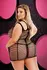 Lapdance Shredded Mini Dress Black Nylon-Spandex One Size