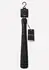 AVANZA FEROS Croc-Embossed Paddle PU Leather, Textured Surface, Black