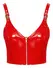 Black Level Vinyl Top Red XL with Front Zip and Adjustable Straps