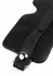 AVANZA FEROS Croc-Embossed PU Leather Blindfold, Adjustable Strap