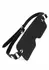 AVANZA FEROS Croc-Embossed PU Leather Blindfold, Adjustable Strap