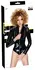 Black Level Vinyl Short Jacket S - Shiny Tapered Zip-Up Design