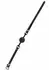 AVANZA FEROS Croc-Embossed Adjustable PU Leather Ball Gag Black